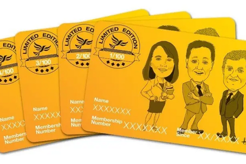 Liberal Democrat Membership Cards